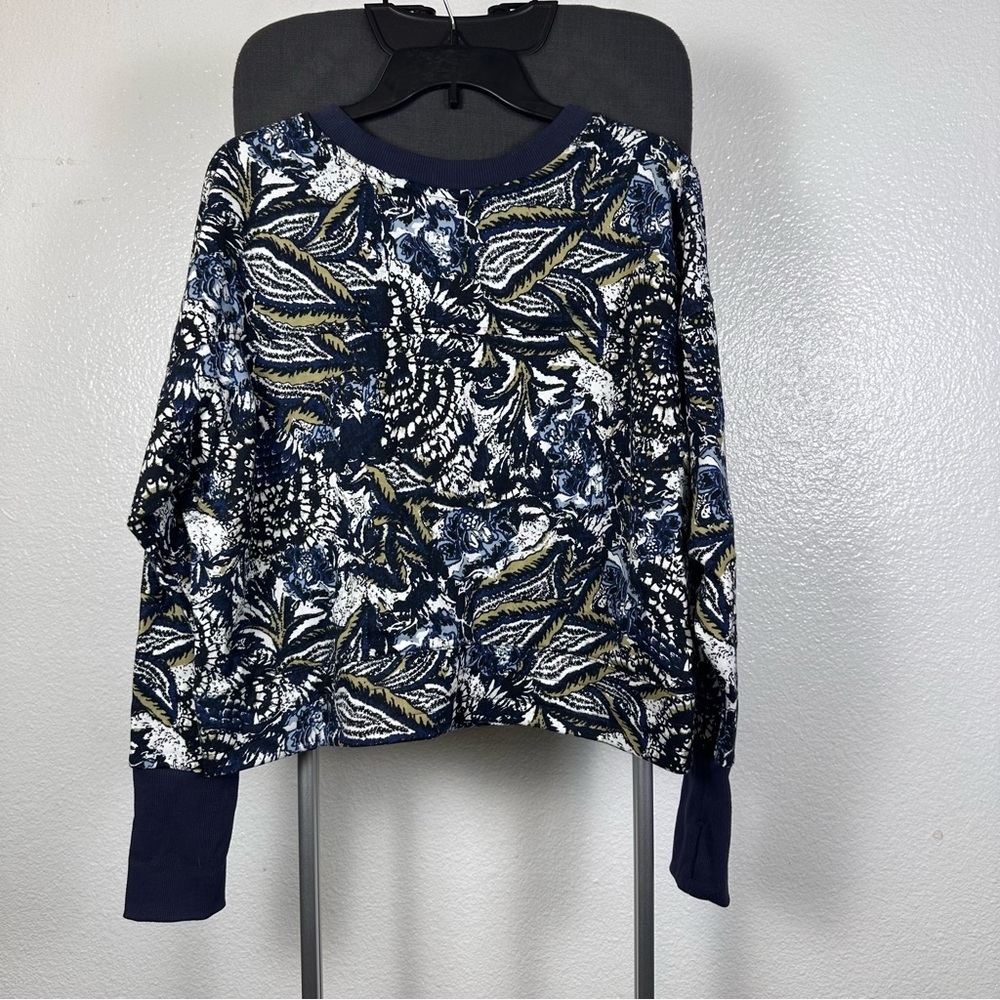 Joie | Navy and White‎ Patterned Sweater - Picture 4 of 7